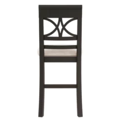 Rustic 6-Piece Wood Counter Height Dining Table Set With Storage Shelf, 4 Chairs And Bench-ModernLuxe -ModernLuxe GUEST 91164abf 2241 4c15 be2b 168875be6ed6