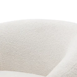 Modern Accent Chair, Teddy Short Plush Particle Velvet Armchair With Ottoman-ModernLuxe -ModernLuxe GUEST 91d51c3b a770 4566 8df3 7b9cea1bf031