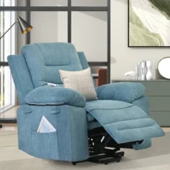 Electric Lift Recliner With Adjustable Massage, Heating Function, Infinity Positions And Side Pockets - ModernLuxe -ModernLuxe GUEST 92e045bf 0b0d 4d90 a9dc 75ac5533db2f