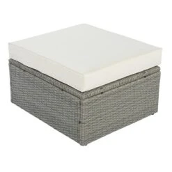 3-Piece Patio Wicker Sofa Set With Cushions, Pillows, Ottomans And Lift Top Coffee Table-ModernLuxe -ModernLuxe GUEST 940fef7b 3ca5 4b01 b2fa 57e0b09f4b12