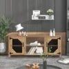 TV Stand For TVs Up To 65'' With Large Storage Space, Entertainment Center With 3 Levels Adjustable Shelves-ModernLuxe -ModernLuxe GUEST 94a6d9e5 468c 40f3 8ca6 7e9862209431