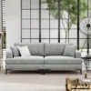 80.7" Modern Upholstered Loveseat Sofa With Metal Legs And 2 Pillows-ModernLuxe 1 80.7" Modern Upholstered Loveseat Sofa With Metal Legs And 2 Pillows-ModernLuxe -ModernLuxe GUEST 94b09ac6 5688 45b1 a40d adc5309feca3