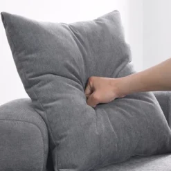 Modern Chenille Accent Reading Chair, High-Stretch Round Lounge Sofa-ModernLuxe 20 Modern Chenille Accent Reading Chair, High-Stretch Round Lounge Sofa-ModernLuxe -ModernLuxe GUEST 94fd811e 9a1b 4d7d 8872 dcca787937c0