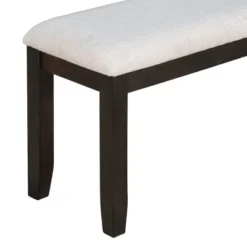 6 PCS Rustic Wood Dining Table Set, Rectangular Table With 4 Chairs & Bench-ModernLuxe -ModernLuxe GUEST 95ef0edc 1304 4822 9373 deb7d9545892