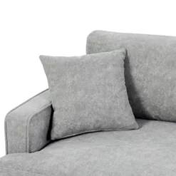 80.7" Modern Upholstered Loveseat Sofa With Metal Legs And 2 Pillows-ModernLuxe -ModernLuxe GUEST 9618f10b 3e7d 40cc 9fe3 4c50e06b0132