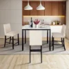 Modern 5-Piece Counter Height Faux Marble Dining Table Set Beige-ModernLuxe -ModernLuxe GUEST 969156df dcb1 451a 802b 8b81d32530f6