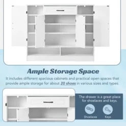 Sleek And Modern Shoe Cabinet With Adjustable Shelves - ModernLuxe 20 Sleek And Modern Shoe Cabinet With Adjustable Shelves - ModernLuxe -ModernLuxe GUEST 97074fd2 8ab5 47ec b5c5 52e46d83f2d3