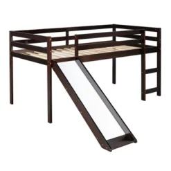 Twin Size Loft Bed With Slide - ModernLuxe -ModernLuxe GUEST 993cf03c b132 44ab 9185 67bb16089b81
