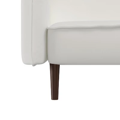 Convertible Futon Sofa Bed With Wooden Legs - ModernLuxe 11 Convertible Futon Sofa Bed With Wooden Legs - ModernLuxe - Image 9