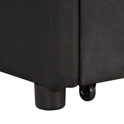 3 In 1 Pull Out Sleeper Sofa With 2 Wing Table And USB Charge-ModernLuxe 14 3 In 1 Pull Out Sleeper Sofa With 2 Wing Table And USB Charge-ModernLuxe - Image 12