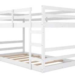 Twin Over Twin Bunk Bed With Ladder-ModernLuxe -ModernLuxe GUEST a0113747 0853 4086 8e64 04d631f9a551