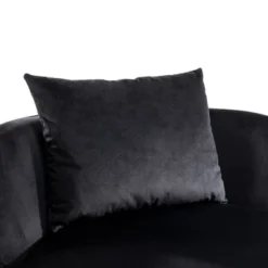 360 Degree Swivel Accent Chair, Velvet Upholstered Barrel Chair With Cushion-ModernLuxe -ModernLuxe GUEST a0e47efc 46f1 44b4 b02a 136f8ccd0b1e