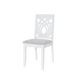 Mid-Century 5-Piece Extendable Round Dining Table Set White-ModernLuxe -ModernLuxe GUEST a1bca29e cc9a 47b0 920e aaf31a5a7931