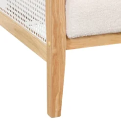 Mid-Century Velvet Upholstered Accent Chair, Armchair With Rattan Mesh-ModernLuxe 30 Mid-Century Velvet Upholstered Accent Chair, Armchair With Rattan Mesh-ModernLuxe -ModernLuxe GUEST a314120a 1d3a 4125 8ee0 4a8336028106