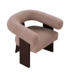 The Curved Wishbone Frame Teddy Velvet Accent Chair-ModernLuxe -ModernLuxe GUEST a62024b5 1463 47ed 983a 3d0e8b4a23f9