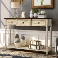 Console Table With Storage Drawers And Long Shelf-ModernLuxe -ModernLuxe GUEST a86075fa edfe 4a5d b5cb 69da9ffcf0ec