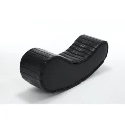 Modern Faux Leather Curved Rocking Chaise Lounge - ModernLuxe -ModernLuxe GUEST a97e36e3 83c2 49fd 9919 6e1e3f57f605