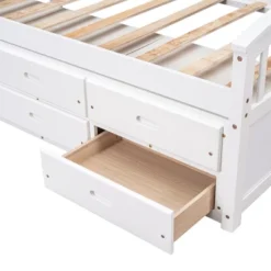 Twin Size Wood Platform Storage Bed With 6 Drawers-ModernLuxe -ModernLuxe GUEST ad35fbb1 7e28 4372 875c 46876d03373c