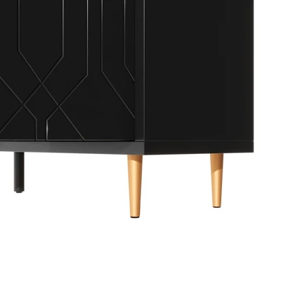Modern Storage Sideboard With Adjustable Shelves - ModernLuxe 9 Modern Storage Sideboard With Adjustable Shelves - ModernLuxe - Image 7