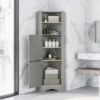 Tall Bathroom Freestanding Corner Cabinet With Door And Adjustable Shelves - ModernLuxe -ModernLuxe GUEST af1e384c 7815 4f8e 9fee a8995909d80d