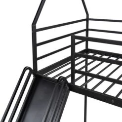 Twin Over Twin House Bunk Bed With Ladder And Slide - ModernLuxe -ModernLuxe GUEST af30823f 957e 4891 ae5b 1aefc2cebfa6