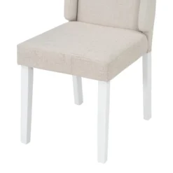 6 PCS Classic Wood Extendable Dining Table Set, Rectangular Table With 4 Upholstered Chairs & Bench, Gray+White-ModernLuxe -ModernLuxe GUEST aff93eb1 38d3 41d5 aa8b 034f84fdc24f