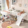 L-Shaped Twin Size Loft Bed With Ladder And Slide - ModernLuxe 2 L-Shaped Twin Size Loft Bed With Ladder And Slide - ModernLuxe -ModernLuxe GUEST b02f58ca 5afa 4871 97a7 8849bfd6c65b
