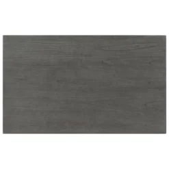 7-Piece Wooden Dining Table Set With 1 Dining Table And 6 Upholstered Chairs With Shaped Legs, Gray+White - ModernLuxe -ModernLuxe GUEST b13a18d6 9a37 40b7 9fd5 fb802ed5e459