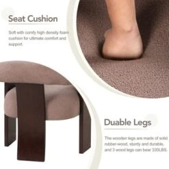 The Curved Wishbone Frame Teddy Velvet Accent Chair-ModernLuxe -ModernLuxe GUEST b14b130d 29b1 4713 b465 49e4fa552c56