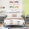 Twin Size Car-Shaped Wooden Platform Bed With Storage Shelf-ModernLuxe -ModernLuxe GUEST b25e388a d422 4501 b872 6b356c4807f6
