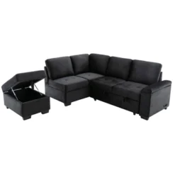 L-Shape Sleeper Sectional Sofa, Sofa Bed With Storage Ottoman & USB Charge-ModernLuxe -ModernLuxe GUEST b327e7f8 e42e 4bdf ab33 bd4aa8da9d2a