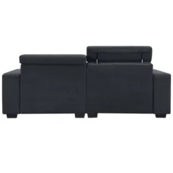 87" Velvet 2-Seater Sectional Sofa With Multi-Angle Adjustable Headrest - ModernLuxe -ModernLuxe GUEST b4436747 1ac7 407d 8327 7965b0131720