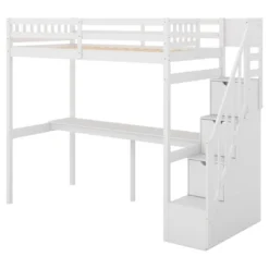 Twin Size Loft Bed With Storage Staircase And Built-in Desk-ModernLuxe 16 Twin Size Loft Bed With Storage Staircase And Built-in Desk-ModernLuxe -ModernLuxe GUEST b450d77c 6546 48ad a983 c317c90f9f59