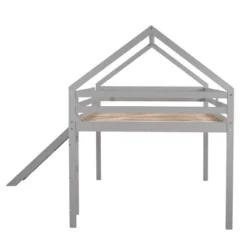 Full Size House Shape Loft Bed With Slides - ModernLuxe -ModernLuxe GUEST b4f384b1 4154 4124 9a04 f697091151da