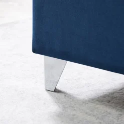 Button-Tufted Platform Bed With One Nightstand - ModernLuxe -ModernLuxe GUEST b57134bf 7a69 4e71 8d6b 7fa667a368e0