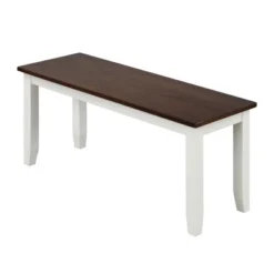 Modern 6-Piece Dining Table Set With Waterproof Coat Ivory And Cherry-ModernLuxe -ModernLuxe GUEST b650a562 d11c 4983 a3b2 cd46c6dfe5f5