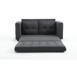 Convertible Folding Futon Sofa Bed, Dark Gray - ModernLuxe -ModernLuxe GUEST b69ab85d 9c40 4d94 9a32 812a6ab2bec8