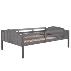 Full Over Twin & Twin Bunk Bed, Velvet Triple Bunk Bed With Drawers And Guardrails-ModernLuxe -ModernLuxe GUEST b7553961 0c87 4c6c 82bd a39047209d87