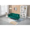 Modern Velvet Upholstered Loveseats Sofa With 2 Pillows-ModernLuxe -ModernLuxe GUEST b83d3d6c 411a 49e1 b332 d05a0d369a18