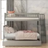 Twin Over Full Bunk Bed With Trundle Bed And Staircase-ModernLuxe -ModernLuxe GUEST b8b61216 ac47 46d8 8c2c a010efbdde88
