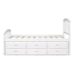 Twin Size Wood Platform Storage Bed With 6 Drawers-ModernLuxe -ModernLuxe GUEST b94a2dc6 14ee 45ba bc58 df86391a5a77