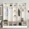 Hall Tree With Storage Bench, Multifunctional Coat Rack And 8 Entrance Hooks - ModernLuxe 1 Hall Tree With Storage Bench, Multifunctional Coat Rack And 8 Entrance Hooks - ModernLuxe -ModernLuxe GUEST bb0ebfac ba9b 4e98 9643 1a8c38ce3a82