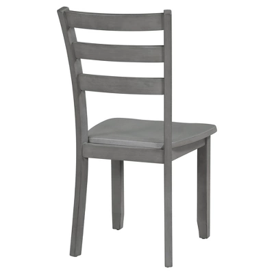 Farmhouse 5-piece Wooden Dining Set With 2 Dining Chairs And 2 Benches-ModernLuxe 10 Farmhouse 5-piece Wooden Dining Set With 2 Dining Chairs And 2 Benches-ModernLuxe - Image 8