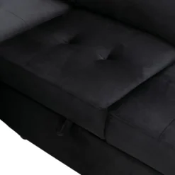 L-Shape Sleeper Sectional Sofa, Sofa Bed With Storage Ottoman & USB Charge-ModernLuxe -ModernLuxe GUEST bbcf2d4d 8748 49b5 958d da2cf65cae39