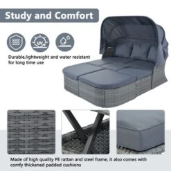 Outdoor Patio Wicker Sunbed Furniture Set With Retractable Canopy - ModernLuxe -ModernLuxe GUEST bbfb83ca ac46 4da0 9b3f 9540597ca026