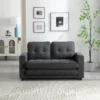 Convertible Folding Futon Sofa Bed, Dark Gray - ModernLuxe -ModernLuxe GUEST bcdb5977 b4ce 47e8 8cc7 b82a3a45053e