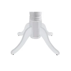 Mid-Century 5-Piece Extendable Round Dining Table Set White-ModernLuxe -ModernLuxe GUEST bd9ed004 9fec 4c6c af6f b7230fd8f08e