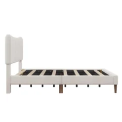 Upholstered Wood Platform Bed Frame With Vertical Channel Tufted Headboard-ModernLuxe -ModernLuxe GUEST be3d4293 7e4e 444e a52c d56636d147f5