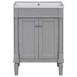 24" Bathroom Vanity With Top Sink And 2 Soft Close Doors - ModernLuxe 14 24" Bathroom Vanity With Top Sink And 2 Soft Close Doors - ModernLuxe -ModernLuxe GUEST becd76d9 7026 45d4 a5ee 52c43b44d606
