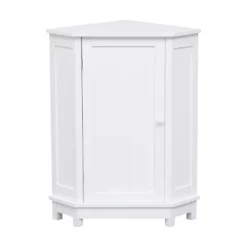 Contemporary Bathroom Triangle Storage Cabinet With Adjustable Shelves - ModernLuxe -ModernLuxe GUEST bf2f51cd fa1d 41f8 992e f88838b788d2